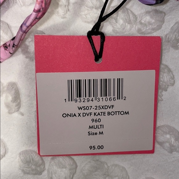 DVF x Onia Pink Bikini Set NWT - Picture 3 of 4
